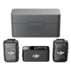 DJI Mic 2Transmitters, Receiver and Charging Case Full Kit, DJI-MIC200 - Black