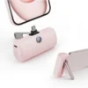 IWalk Portable Charger for iPhone 15 iPhone 16 Series, 20W PD Fast Charging USB-C Power Bank - Pink