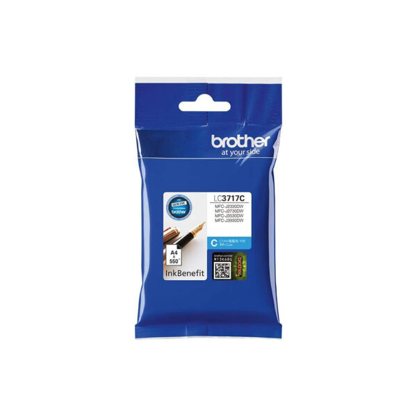 Brother Genuine LC3717C Cyan Ink Cartridge