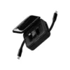 BAZIC GoCharge Loop 5-In-1 Adapter with Cable Kit - 60W / 1 Meter / Micro USB / USB-A / USB-C / Lightning - Black