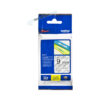 Brother Genuine TZe-121 Labelling Tape Cassette – Black on Clear, 9mm wide