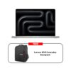 Apple MacBook Pro 14'' M4 Pro Chip 12-Core CPU 16-Core GPU 24GB RAM 512GB SSD (Eng/Arb KB) - Silver