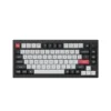 Keychron Q1 HE 75% RGB Backlight Swappable Fully Assembled Knob, QMK Wireless Mechanical Gaming Keyboard (Gateron Double-Rail Magnetic Nebula Switch) - Carbon Black - English/Arabic Keyboard
