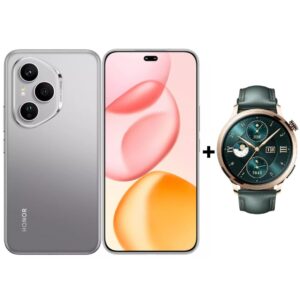 Honor 400 Pro (12GB / 512GB) 5G Phone - Grey (Honor Watch 4 Pro)