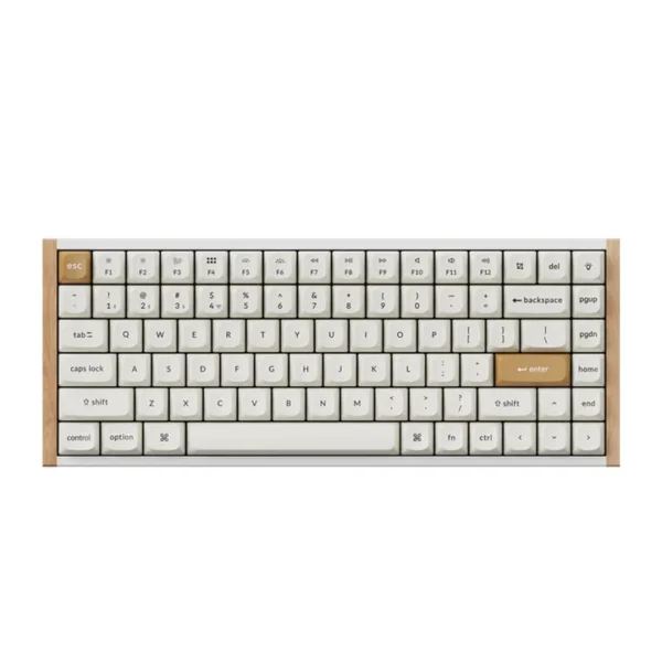 Keychron K2 HE 75% Wireless RGB Mechanical Gaming Keyboard (Magnetic Switch) (Arabic layout) - White (Special Edition)