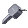 Anker USB-C Car Charger(75W Max with Built-In Retractable Cable) - Silver