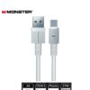 Monster USB to Type-C Cable 27W - White