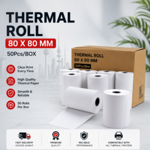 Thermal Roll 80 X 80 Mm - 50Pcs/Box