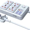 MOXOM MX-ST15 2500W Power Socket with 4 UK Sockets, 7 USB Ports and Type-C PD Port