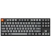 Keychron K8 Max QMK TKL Wireless RGB Mechanical Gaming Keyboard (Keychron Super Red Switch) - Black (Arabic Layout)