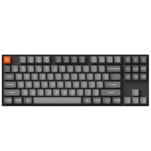 Keychron K8 Max QMK TKL Wireless RGB Mechanical Gaming Keyboard (Keychron Super Red Switch) - Black (Arabic Layout)