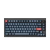 Keychron V1 Max QMK/VIA Wireless RGB Mechanical Gaming Keyboard (Gateron Jupiter Red Switch) - Black (Arabic Layout)