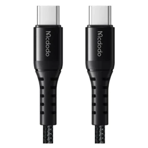 Mcdodo USB-C To USB-C 60W Bending Reinforced Cable 1M (CA-5643) - Black