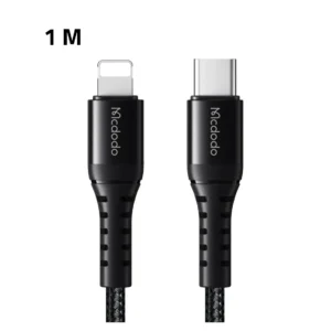 Mcdodo USB-C To Lightning 36W Bending Reinforced Cable 1M (CA-5633) - Black