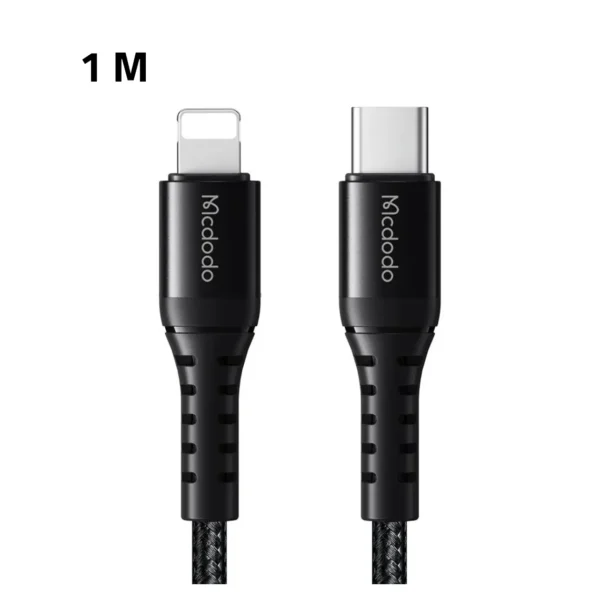 Mcdodo USB-C To Lightning 36W Bending Reinforced Cable 1M (CA-5633) - Black