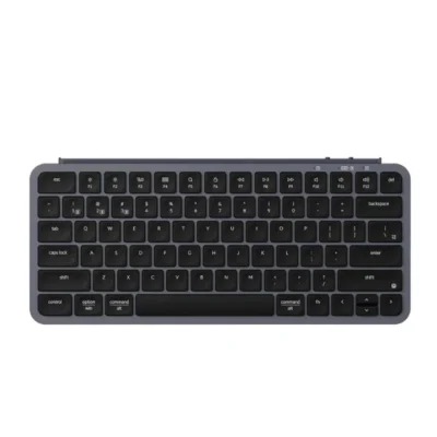 Keychron B1 Pro Ultra-Slim Wireless 75% ZMK Custom Keyboard for Windows & Mac, Arabic / English - Space Grey