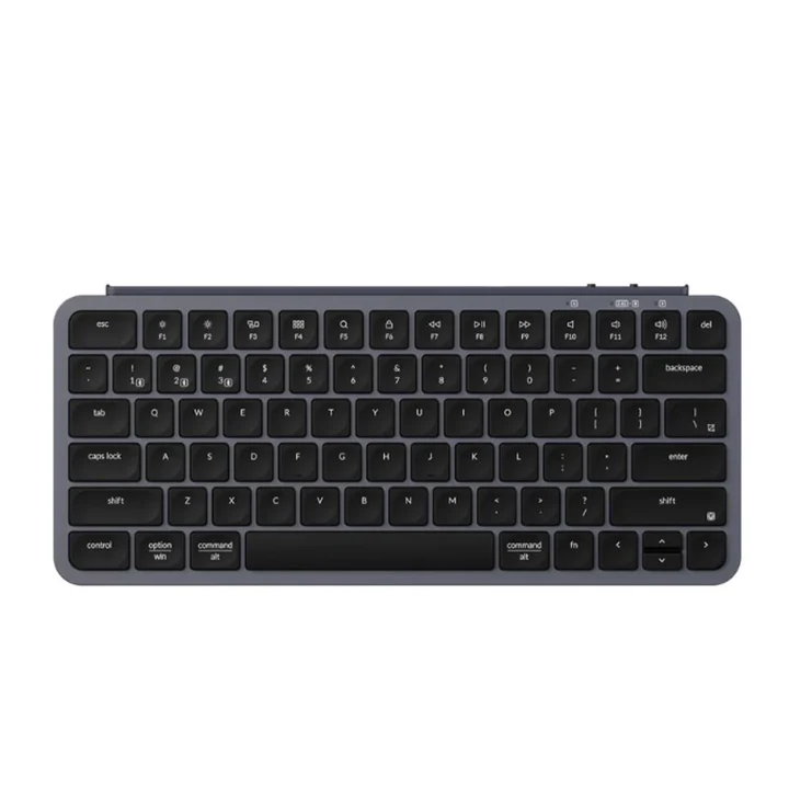 Keychron B1 Pro Ultra-Slim Wireless 75% ZMK Custom Keyboard for Windows & Mac, Arabic / English - Space Grey