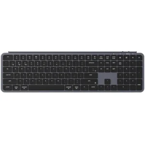 Keychron B6 Pro Full-Size Ultra-Slim Wireless ZMK Custom Keyboard for Windows & Mac, Arabic / English - Space Grey