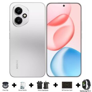 Pre Order Honor 400 (12GB / 512GB) 5G Phone - Silver (Free clip + Honor Kettle + Honor Backpack + VIP Service Card + Samsung Fit 3)