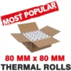 Thermal Roll 80 X 80 Mm - 50Pcs/Box