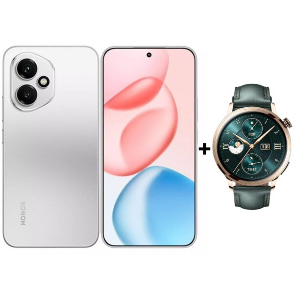 Honor 400 (12GB / 512GB) 5G Phone - Silver (Honor Watch 4 Pro)