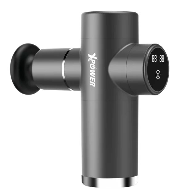 XPower MG4 Mini Massager With 4 Massage Head - Grey