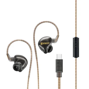XPower Type-C Wired Earphone - Black