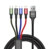 Xpower USB 4-in-1 2m Cable - Black