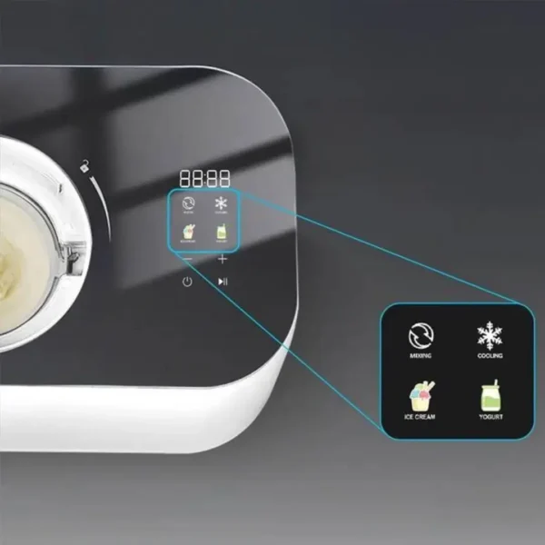 Powerology P1LICECRM Ice Cream and Frozen Yogurt Machine - Image 6