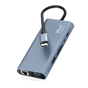 10 in1 USB-C HUB With HDTV & VGA