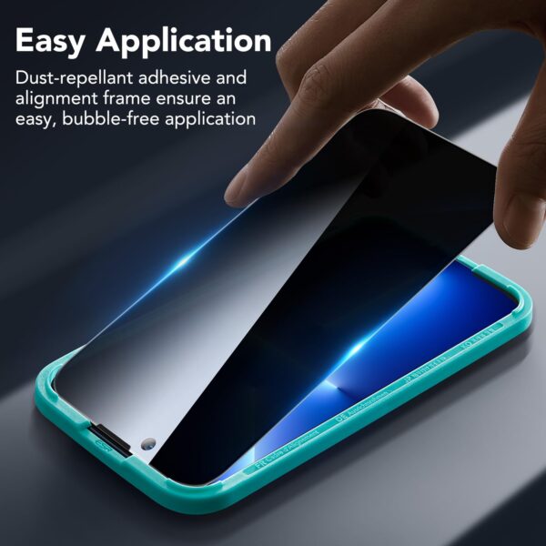ESR Iphone 14 Plus/13 Pro Max Screen Shield Tempered Glass 2pack - Image 4