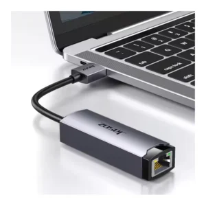 Jasoz F105 USB 3.0 to RJ45 Gigabit Network Card - 100Mbps / Space Gray