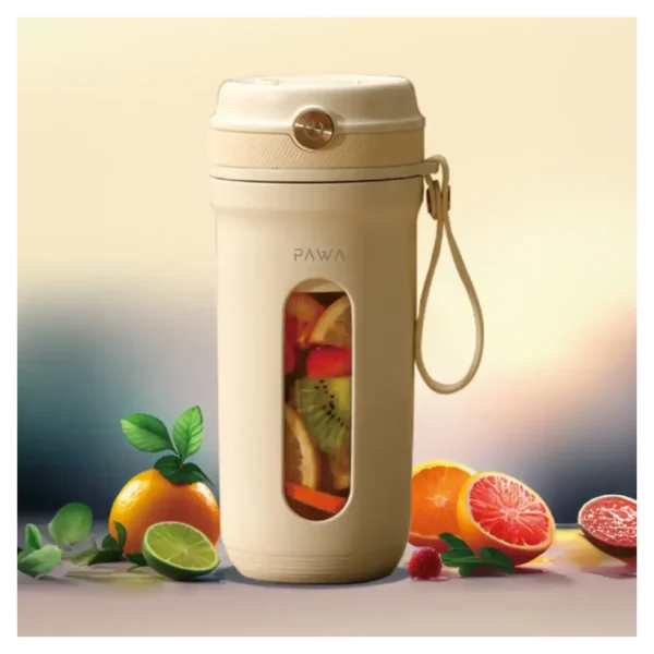 Pawa Jugo Portable Blender 350ml 80W - White - Image 3