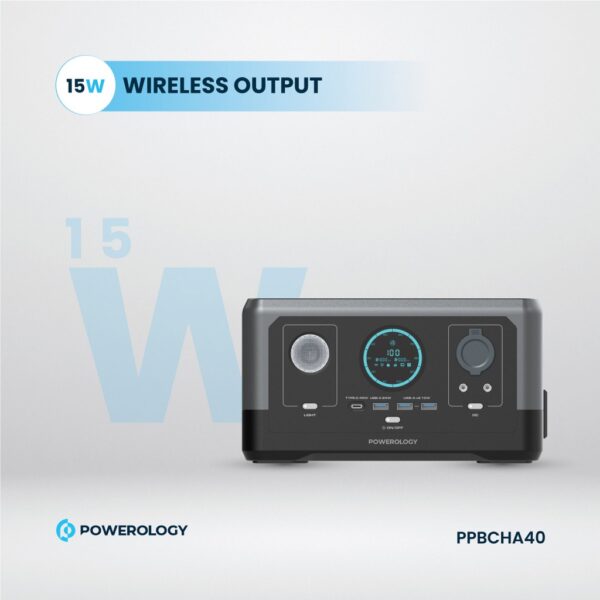 Powerology Portable Power Generator Fast Charging 76800mAh 300W - Black - Image 8