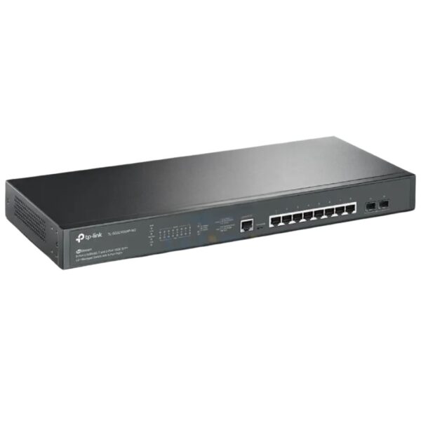 TP-Link (TL-SG3210XHP-M2) JetStream 8-Port 2.5GBASE-T and 2-Port 10GE SFP+ L2+ Managed Switch with 8-Port PoE+ - 80Gbps / Micro-USB / LAN - Image 2