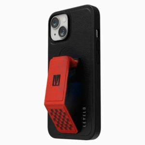 Levelo Morphix Gripstand PU Leather Case iPhone 14 Plus - Red
