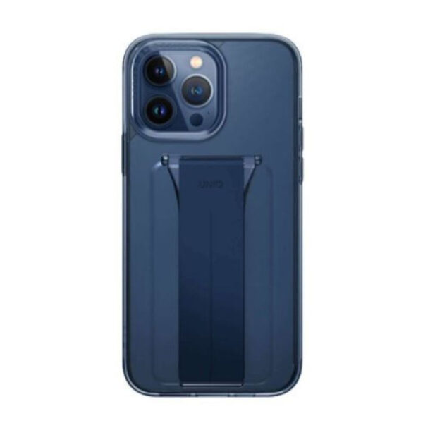 Uniq Iphone 15 Pro Max Hybrid Heldro Mount With Stand Case - Ultramarine Deep Blue - Image 2