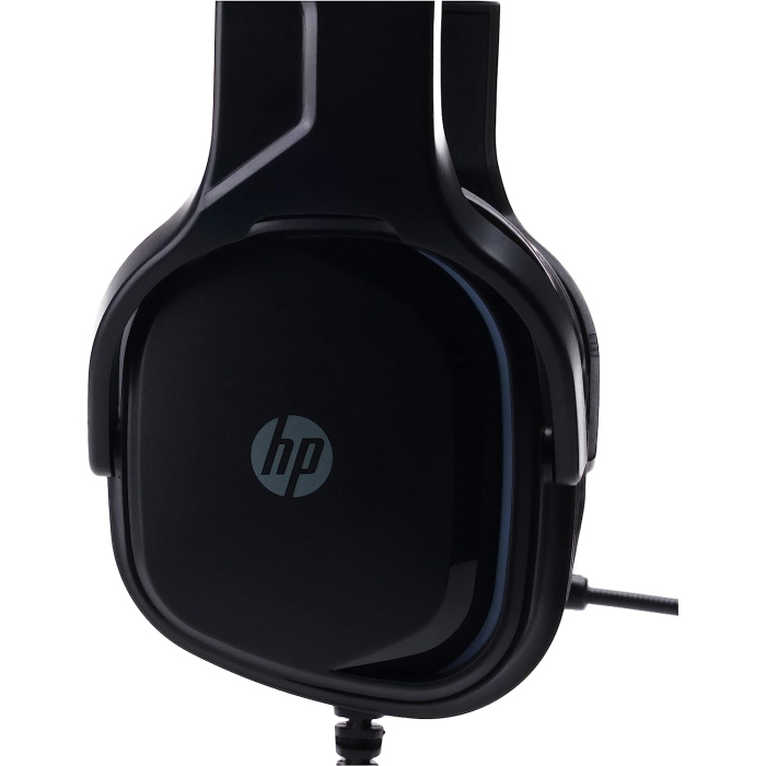 HP DHE-8004 Stereo Surround Sound Wired Gaming Headset With Flexible Microphone - Black - Image 3