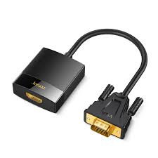 Jasoz G115 VGA to HDMI Converter with Audio/Power Supply - Black