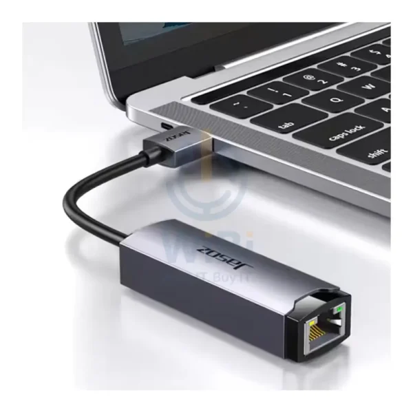 Jasoz F105 USB 3.0 to RJ45 Gigabit Network Card - 100Mbps / Space Gray