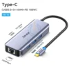 Jasoz H113 Type-C 6-in-1 Docking Station - Space Gray