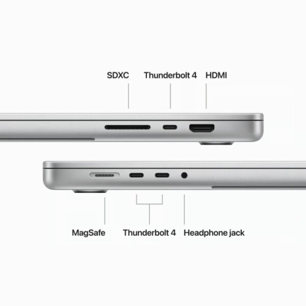 Apple MacBook Pro - 16.2" / M4 Pro / 14-Core CPU / 20-Core GPU / 24GB RAM / 512GB SSD / Silver / 1YW - Image 3