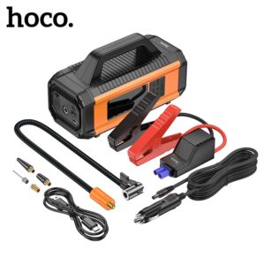 Hoco QS4 10000 mAh Air Pump with Emergency Start Power Bank