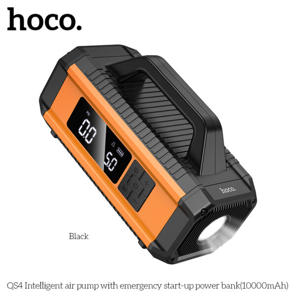Hoco QS4 10000 mAh Air Pump with Emergency Start Power Bank - Image 3