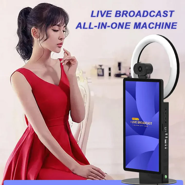 Twisted Minds S1 All-in-One Live Broadcast Desktop 15.6" FHD LCD Screen, 50 MP Magnetic Camera, Android 11 System, Fixed Stand - Image 6