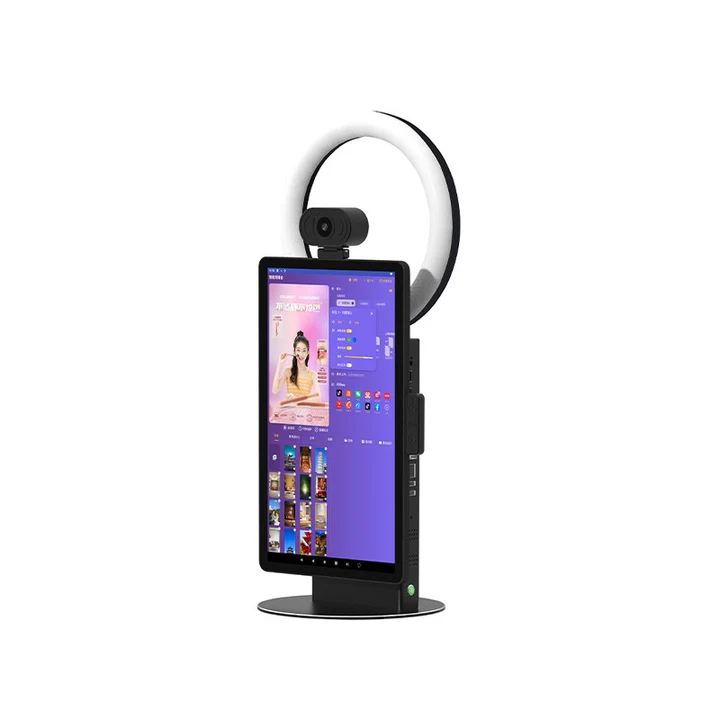 Twisted Minds S1 All-in-One Live Broadcast Desktop 15.6" FHD LCD Screen, 50 MP Magnetic Camera, Android 11 System, Fixed Stand - Image 2
