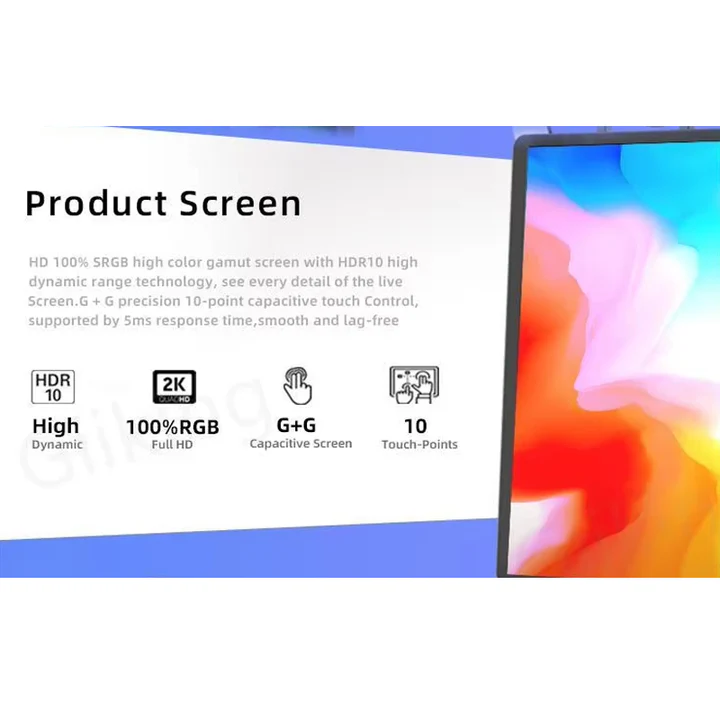 Twisted Minds S3 All-in-One Live Broadcast Desktop 15.6" FHD LCD Screen, 50 MP Magnetic Camera, Android 12 System, Adjustable Bracket - Image 8