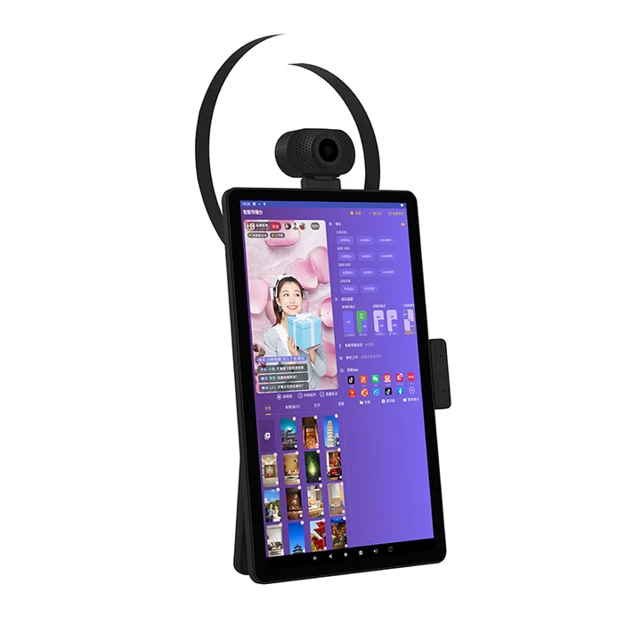 Twisted Minds S3 All-in-One Live Broadcast Desktop 15.6" FHD LCD Screen, 50 MP Magnetic Camera, Android 12 System, Adjustable Bracket - Image 4