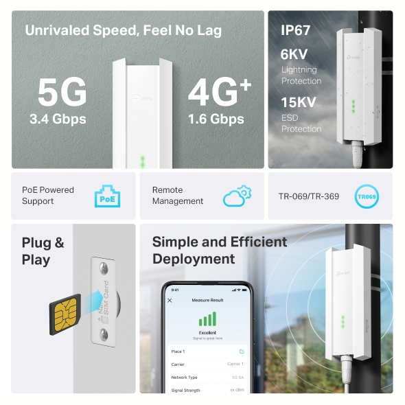 TP-Link NE211 5G Outdoor Gateway Router - Image 3