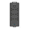 Powerology 6Ac 2500W Power Strip - Black